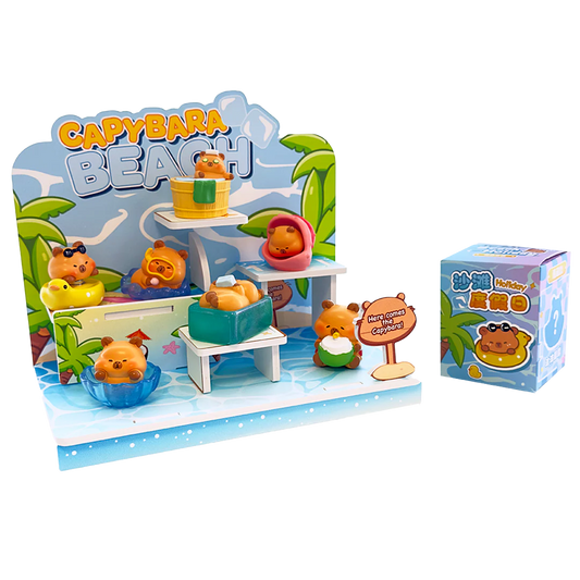 Tomi Capybara Beach Holiday Lg Figurine