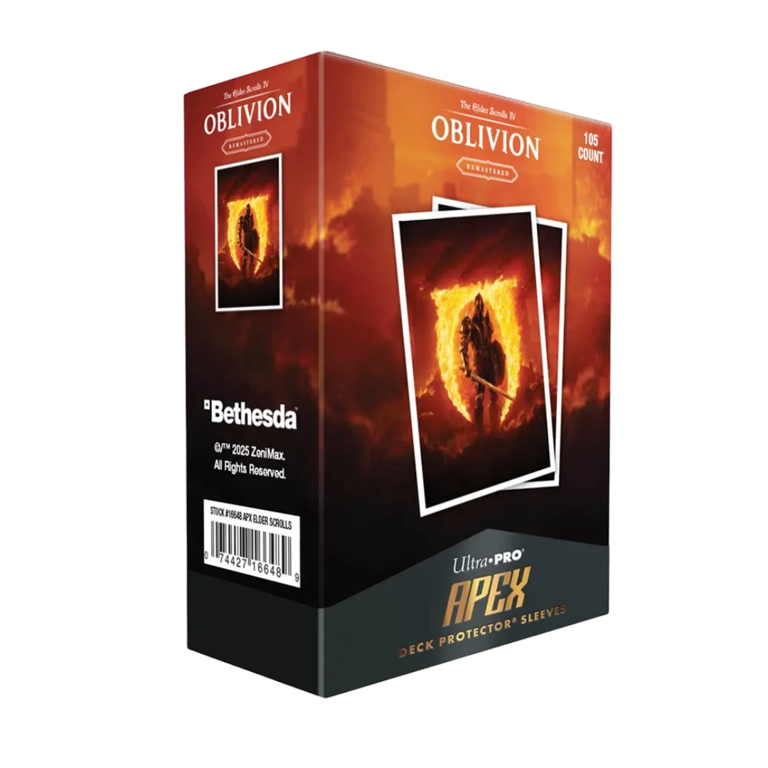 Ultra Pro - The Elder Scrolls - 105ct Apex Deck Protector Sleeves - Oblivion Remastered