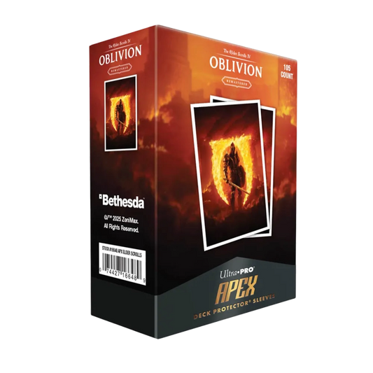 Ultra Pro - The Elder Scrolls - 105ct Apex Deck Protector Sleeves - Oblivion Remastered