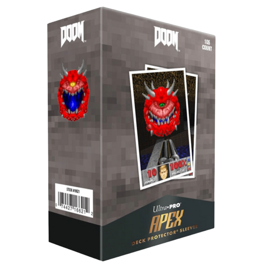 Ultra Pro - DOOM - 105ct Apex Deck Protector Sleeves - Cacodemon