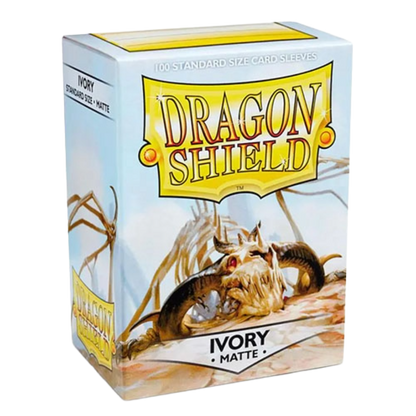 Dragon Shield - Matte Standard Size Sleeves 100pk - Ivory