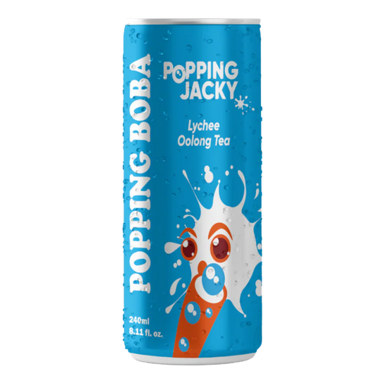 Popping Jacky Boba Drink - Lychee Oolong Tea