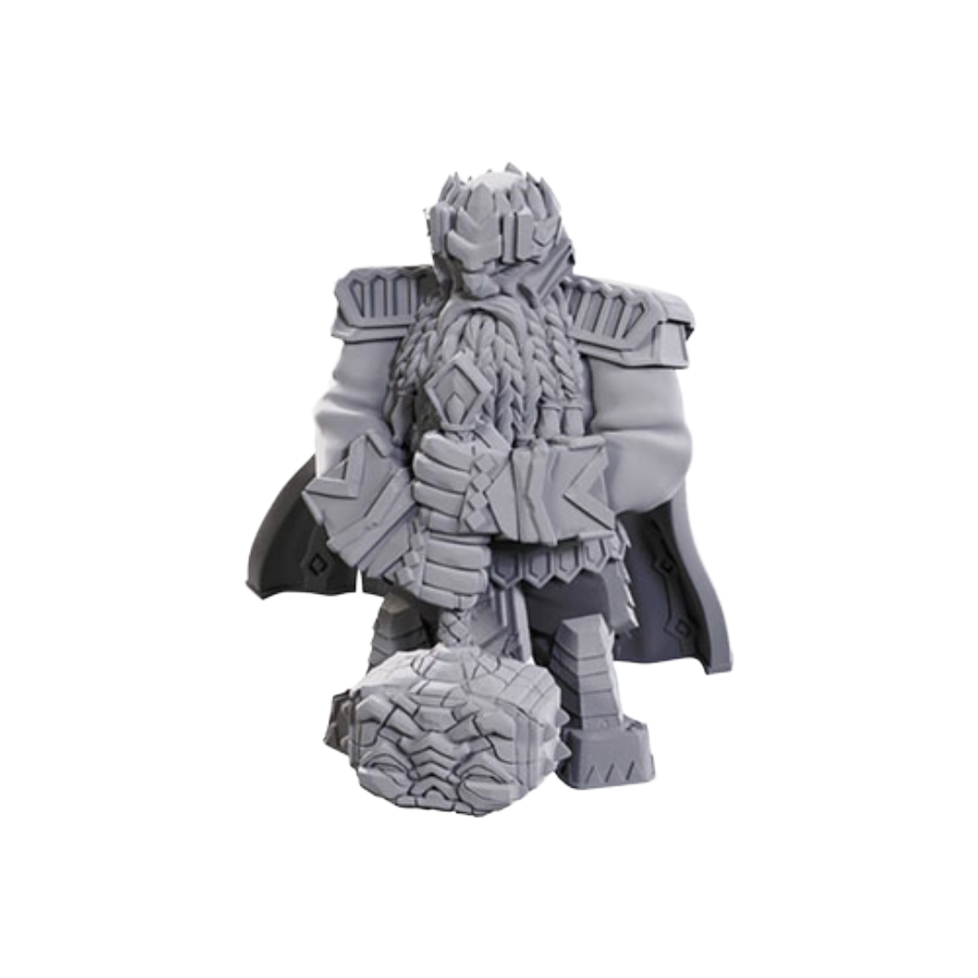 Wizkids - Pathfinder Battles Deep Cuts Miniatures: Male Dwarf Champion High-Level - Wave 23