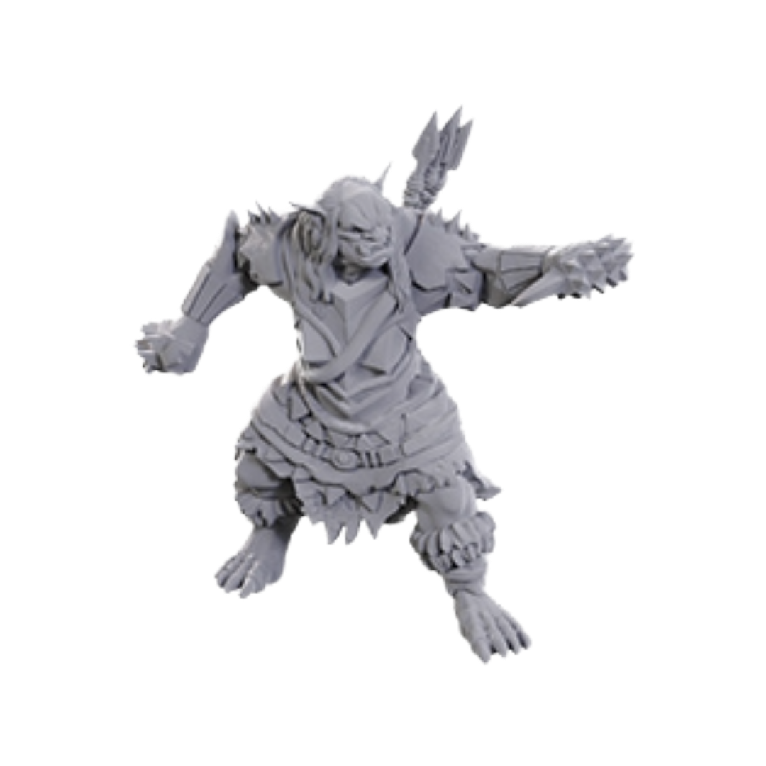 Wizkids - Pathfinder Battles Deep Cuts Miniatures: Orc Brute - Wave 24