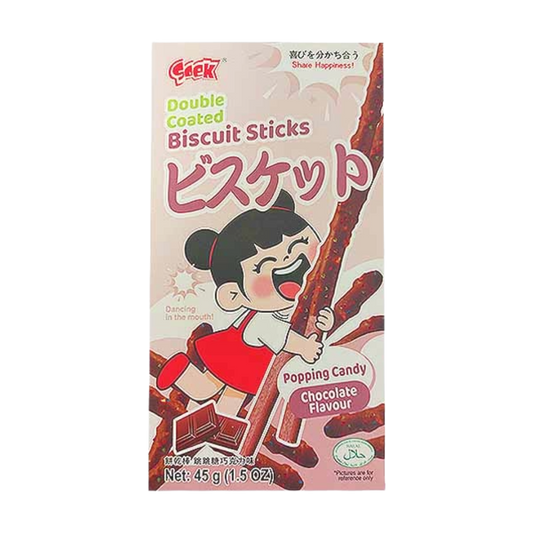 Soek Biscuit Sticks-Popping Candy Chocolate 45g