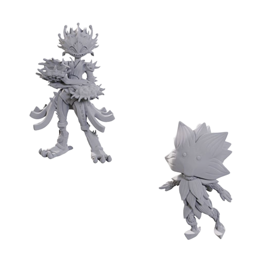 Wizkids - Pathfinder Battles Deep Cuts Miniatures: Wave 25 - Lotus Leshy and Flytrap Leshy