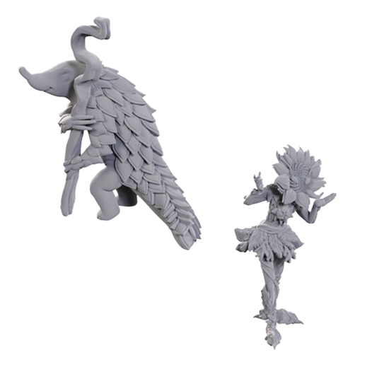Wizkids - Pathfinder Battles Deep Cuts Miniatures: Wave 25 - Sunflower Leshy and Fruit Leshy