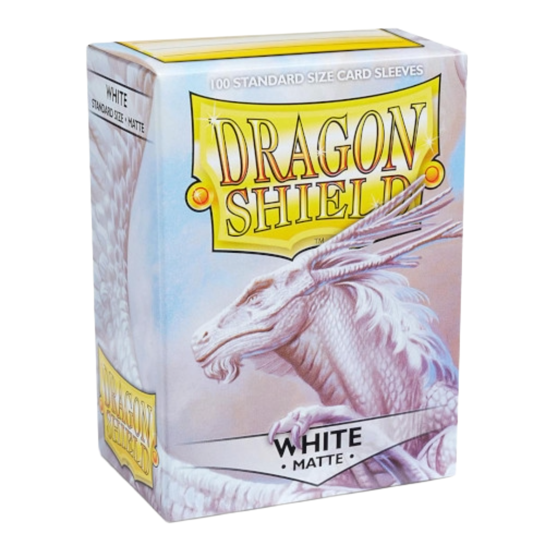 Dragon Shield - Matte Standard Size Sleeves 100pk - White