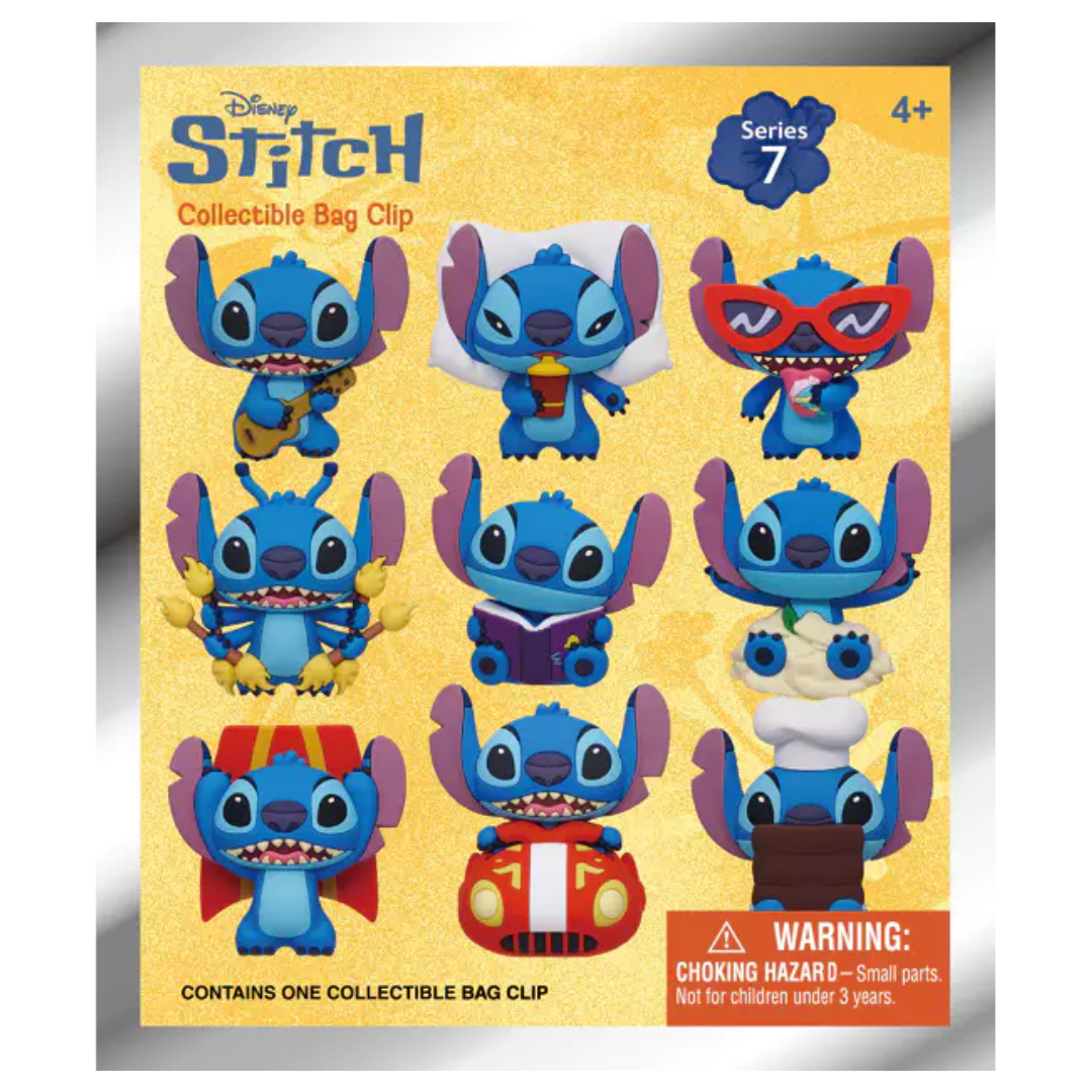 Disney's Stitch Series 7 Bag Clips