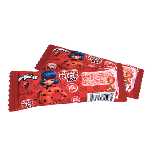 Miraculous Puffed Rice Bar Strawberry 22.5g