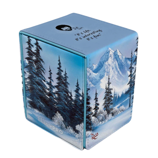 Ultra Pro - Bob Ross Winter Paradise - Alcove Flip Deck Box