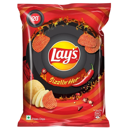 Lays Sizzling Hot Indian 48g
