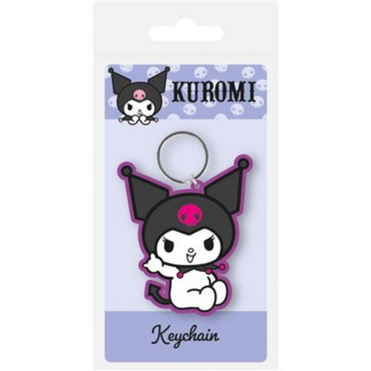 KUROMI (ROCKING) PVC KEYCHAIN