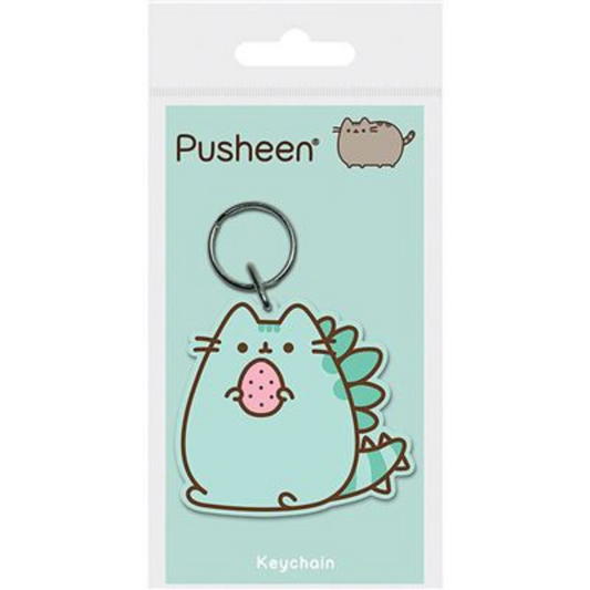 PUSHEEN (PUSHEENOSAURUS) PVC KEYCHAIN