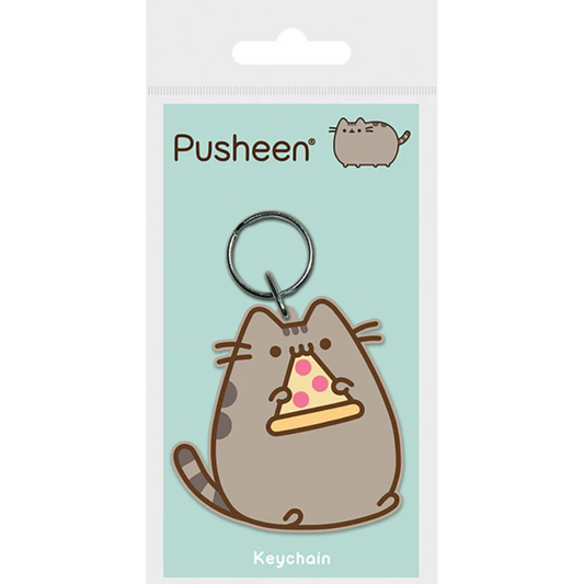 Pusheen (Pizza) Pvc Keychain