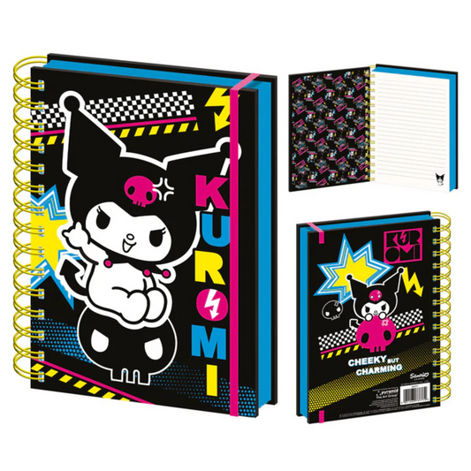 Kuromi (Punk Vibes) A5 Wiro Notebook
