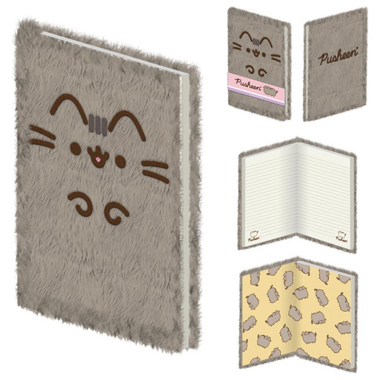 PUSHEEN (PLAYFUL) PLUSH NOTEBOOK