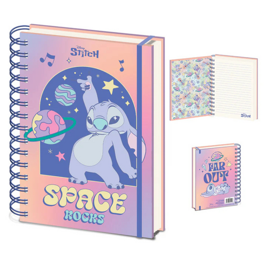 Lilo & Stitch (Planetary) A5 Wiro Notebook