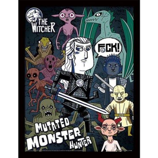 THE WITCHER (DESIGN 1) Framed Print