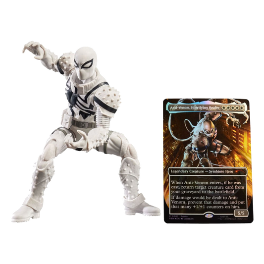 Marvel Legends Magic: The Gathering Action Figure Agent Anti-Venom (Plus Exclusive Foil Card) 15 cm