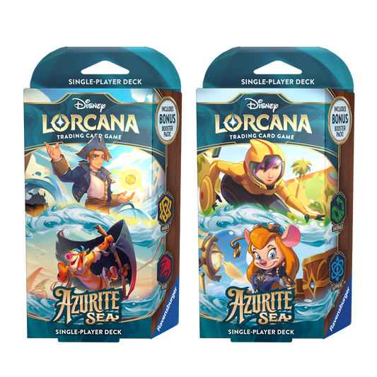Disney Lorcana TCG Azurite Sea Starter Deck