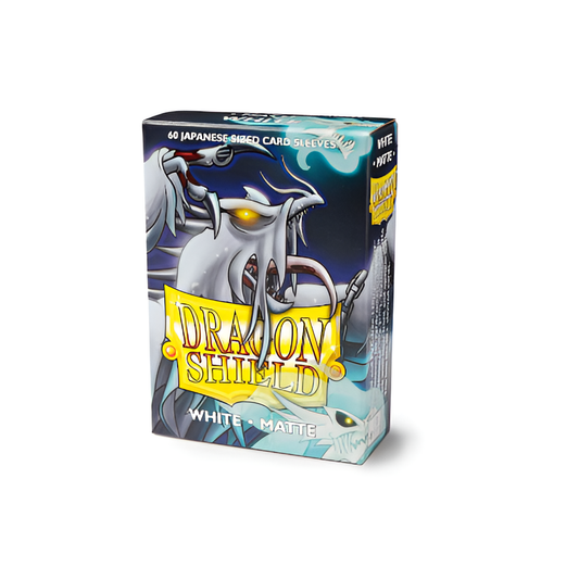 Dragon Shield - Matte Japanese Size Sleeves 60pk - White