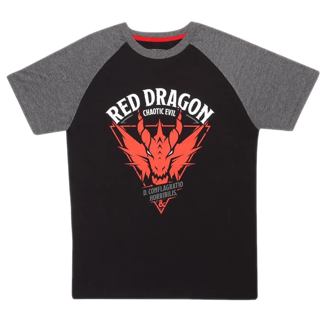 Dungeons and Dragons Red Dragon Premium Raglan T-Shirt