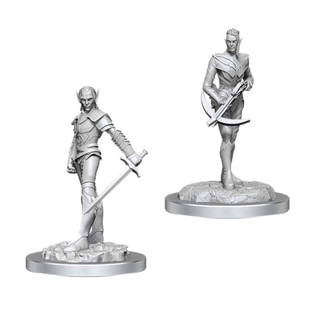 D&D Nolzur's Marvelous Unpainted Miniatures: Drow Fighters