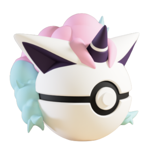 #0077 Galarian Ponyta - Pokemon Character Pokeball