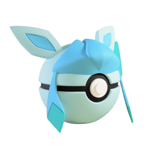 #0471 Glaceon - Pokemon Character Pokeball