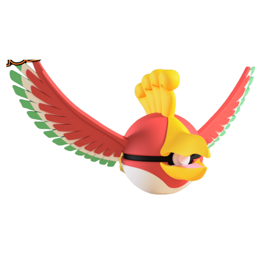 #0250 Ho Oh - Pokemon Character Pokeball