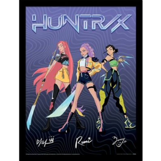 K-POP DEMON HUNTERS (HUNTRIX SIGNATURES) COLLECTOR PRINT