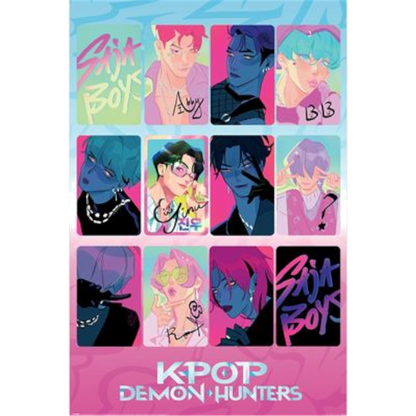 K-POP DEMON HUNTERS (LIGHT AND DARK) MAXI POSTER