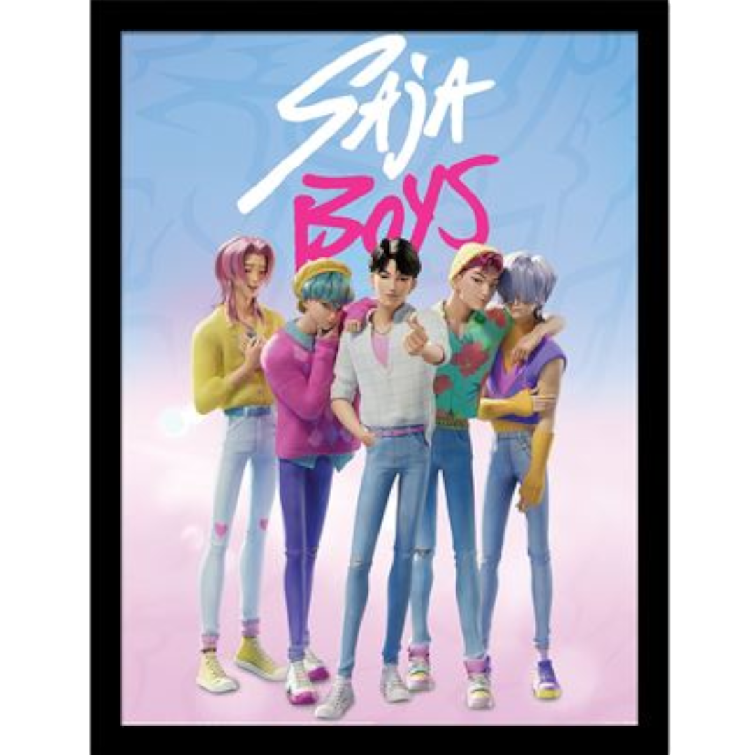 K-POP DEMON HUNTERS (SAJA BOYS) COLLECTOR PRINT