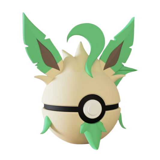 #0470 Leafeon - Pokemon Character Pokeball