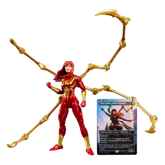 Marvel Legends Magic: The Gathering Action Figure Mary Jane Watson (Iron Spider) (plus Exclusive Foil Card) 15 cm