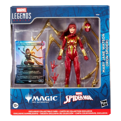 Marvel Legends Magic: The Gathering Action Figure Mary Jane Watson (Iron Spider) (plus Exclusive Foil Card) 15 cm