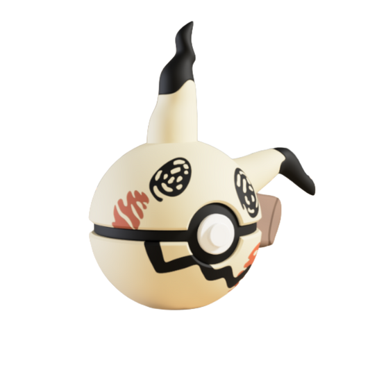 #0778 Mimikyu - Pokemon Character Pokeball