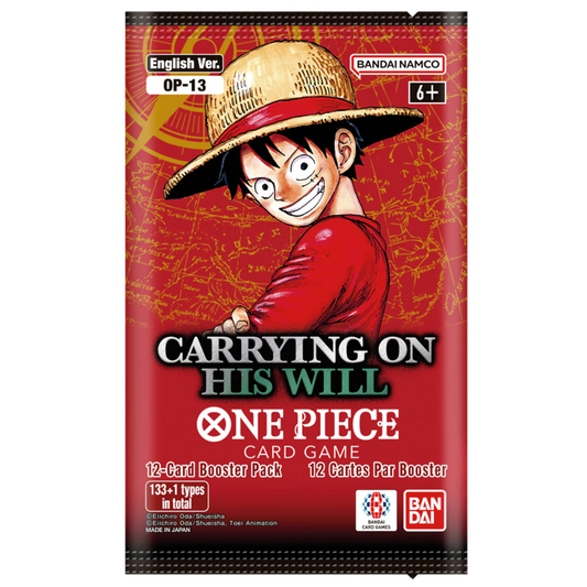 One Piece TCG (OP-13) Carrying On His Will Booster Pack