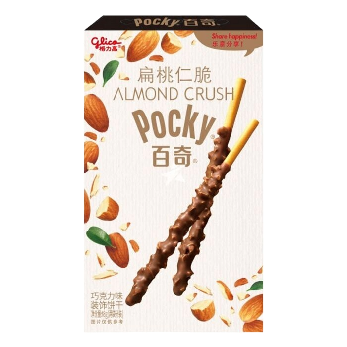 Glico Pocky Chocolate Almond Crush Chinese 48g