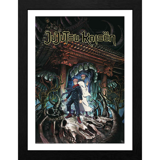 Jujutsu Kaisen Itadori & Sukuna 30 x 40cm Framed Collector Print