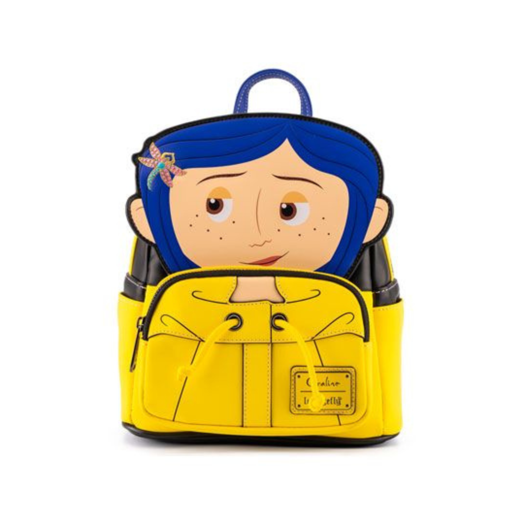 Loungefly Backpack Laika Coraline Rain Coat Cosplay