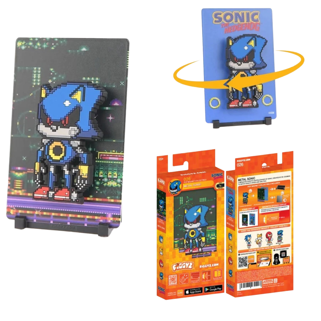 FiGGYZ Sonic the Hedgehog Metal Sonic 11cm Collectible Pop Magnet