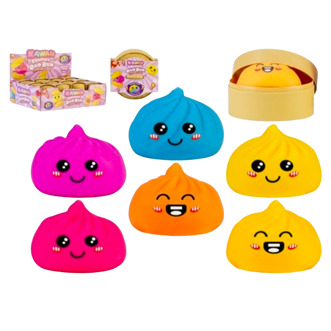 Wizz Toys Neon Bao Dumpling With Maltose in Basket 5.5cm