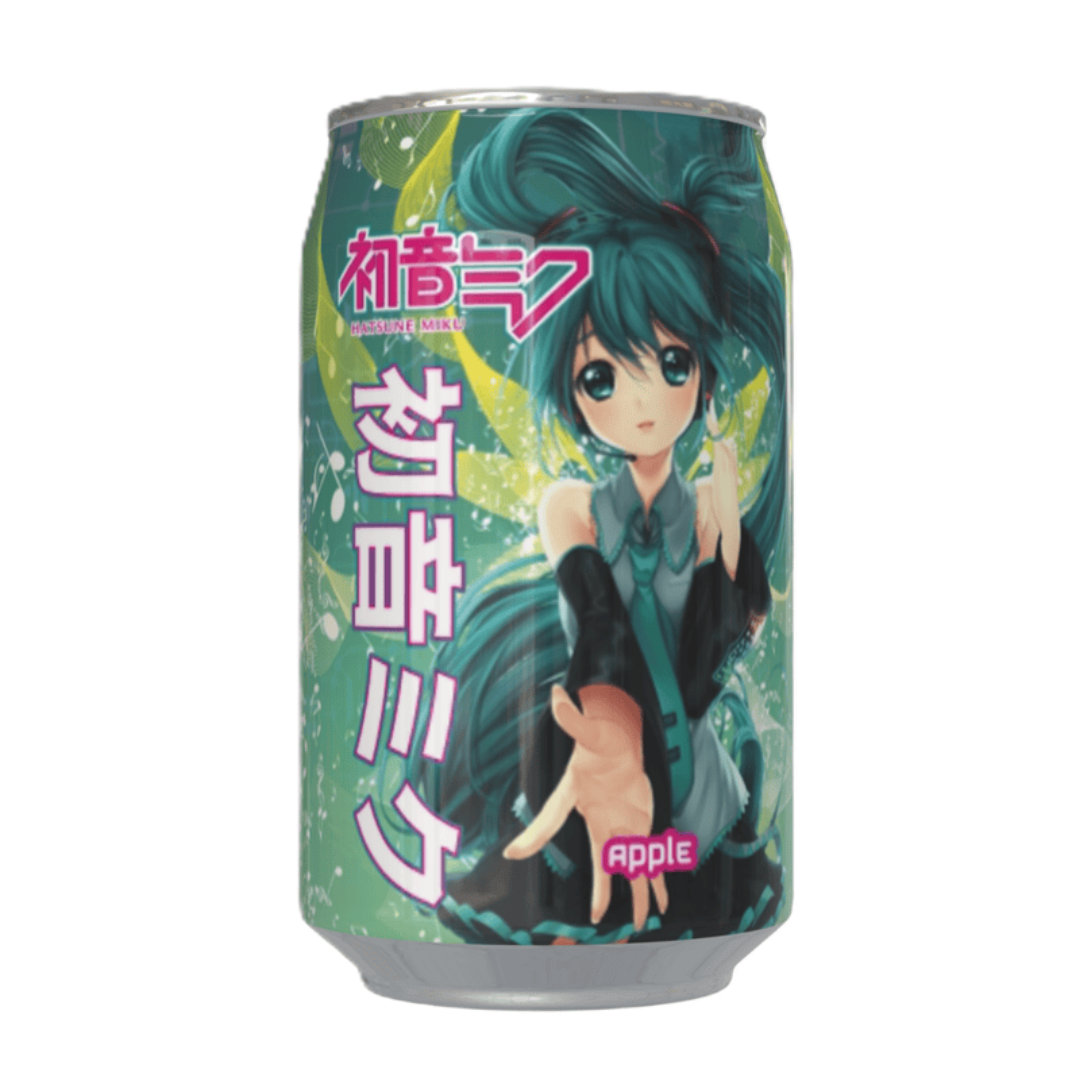 Hatsune Miku Apple Flavour Soda - 330ml