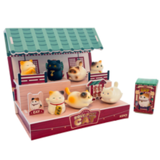 Tomi Roly-poly Cat Figurine