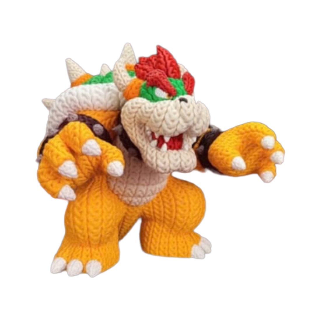 Bowser - Mario - Crochet Character