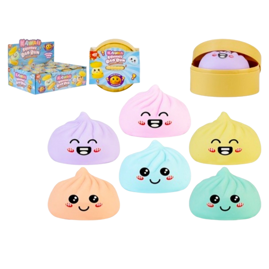 Wizz Toys Pastel Bao Dumpling With Maltose in Basket 5.5cm