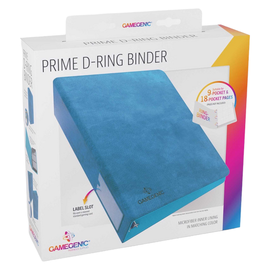 Gamegenic Prime D-Ring-Binder - Blue