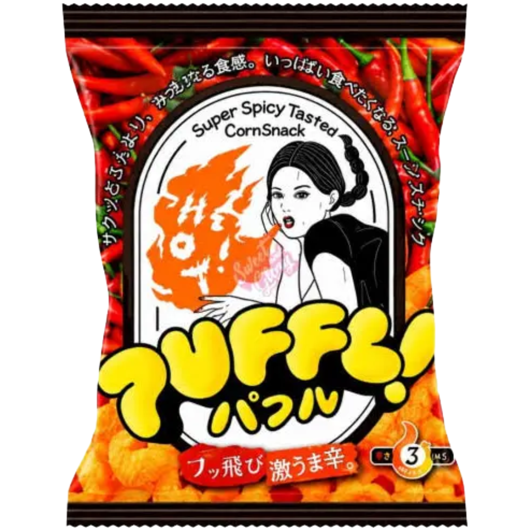 Puffl Spicy Corn Snack (Japan) 40g